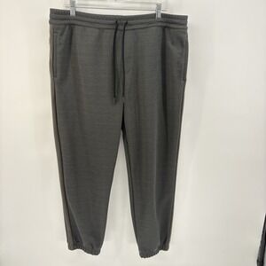 Peloton Men XL (36X27) Gray Athletic Jogger Sweatpants Drawstring Stretch Tech
